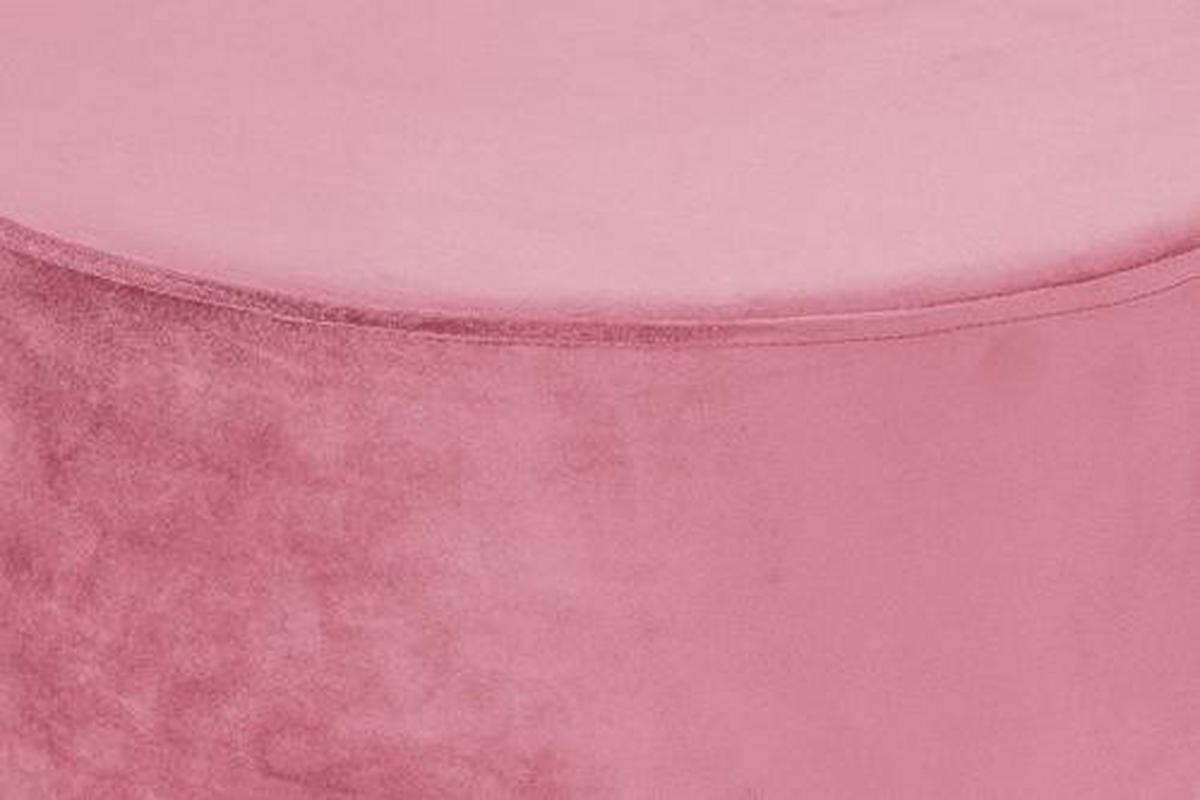 Hocker Rqfb2 - Goldfarben/Altrosa, Basics, Holz/Holzwerkstoff (55/43cm) - Kayoom