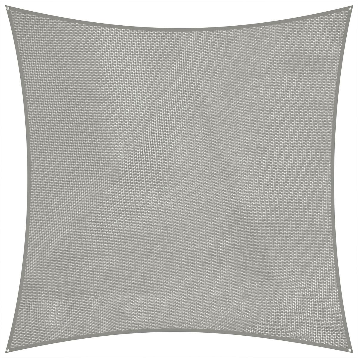 Sonnensegel Lanzarote Quadrat ca.360x0,3x360cm Silberfarben - Silberfarben, Basics, Textil (360/0,3/360cm) - Schneider