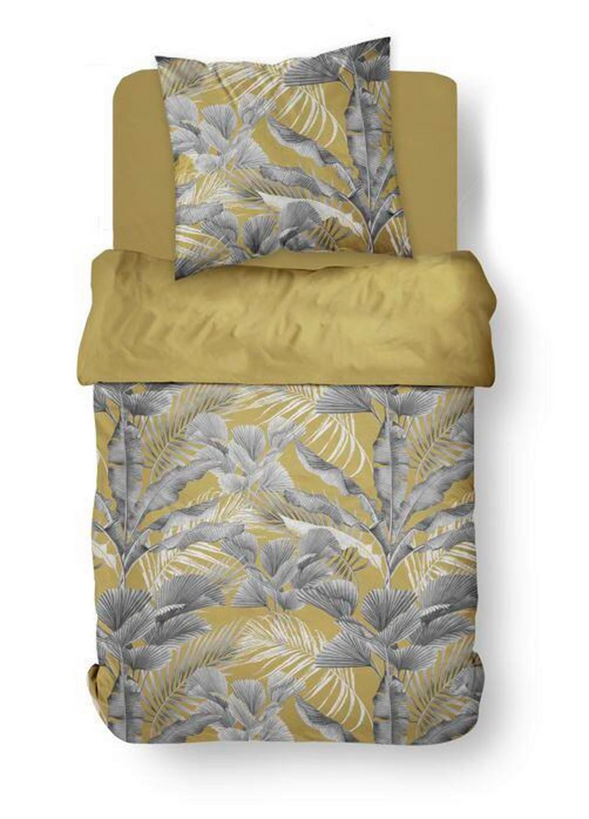 Posteljnina Qc 140x200  Sunshine 0.03 Si - svetlo rumena, Moderno, tekstil (140/200cm)