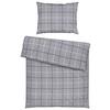Bettwäsche Gitterkaro ca. 160x210cm - Grau, Modern, Textil (160/210cm) - Modern Living