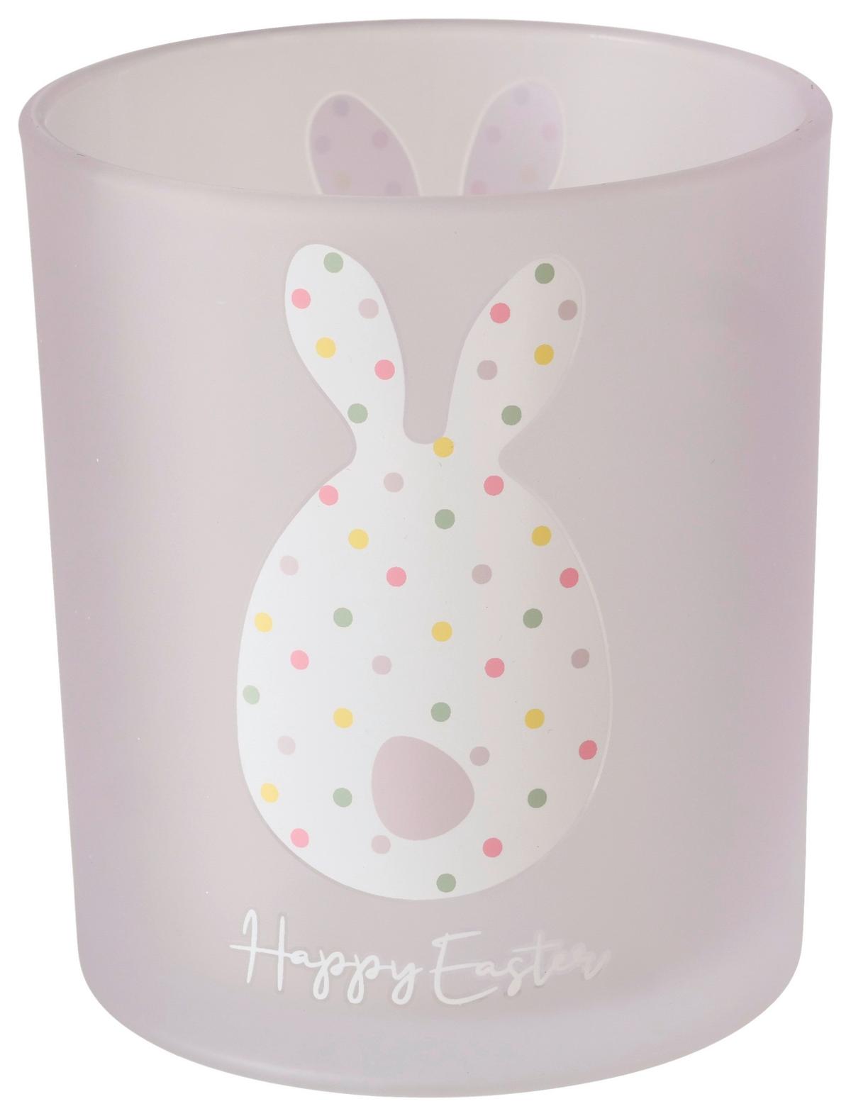 Teelichthalter Eggard I Lila - Lila, Basics, Glas (9/10,2cm) - Mömax