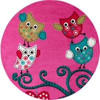 Kinderteppich Kids Violett Ø ca. 120 cm - Violett, Trend, Textil (120/120cm) - Ben'n'jen
