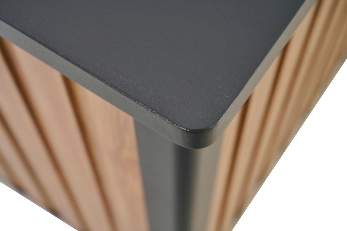 KISSENBOX SABANO KIBOX - Braun, MODERN, Metall (79/75/181cm) - Siena Garden