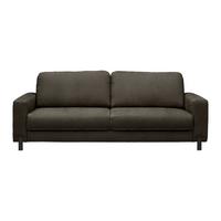 3-Sitzer-Sofa Piega Anthrazit - Anthrazit/Schwarz, MODERN, Textil/Metall (230/66-87/96cm) - Mömax