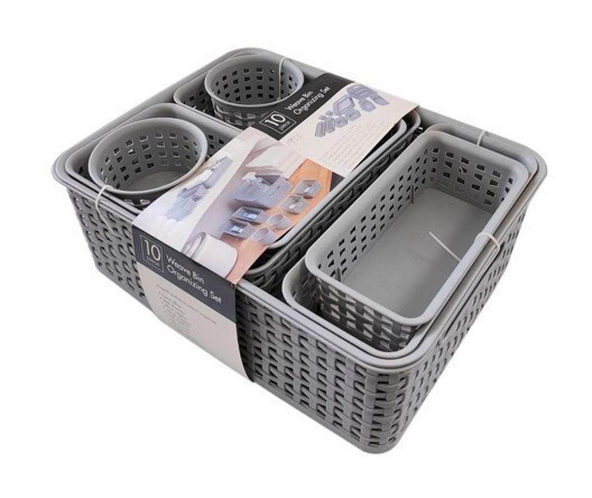 Konyhai Rendszerező Szett Mona - szürke, Konventionell, műanyag (34,8/11,5/25,5cm) - Modern Living