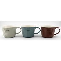 Šalica Malvin, 470ml - sivo-bijela/pastelno plava, Konvencionalno, keramika (12.1/8.5cm) - Mömax