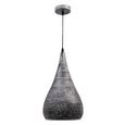 Hängeleuchte Kario, max. 60 Watt - Silberfarben/Schwarz, LIFESTYLE, Kunststoff/Metall (22/146cm) - Mömax modern living