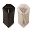 Scobitoare Stick - alb/gri, plastic/lemn (3/3/7,5cm) Scobitoare Stick - alb/gri, plastic/lemn (3/3/7,5cm)