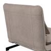 BÄDDFÅTÖLJ LUNA - beige/svart, Modern, metall/textil (92/86/80cm) - Bessagi Home