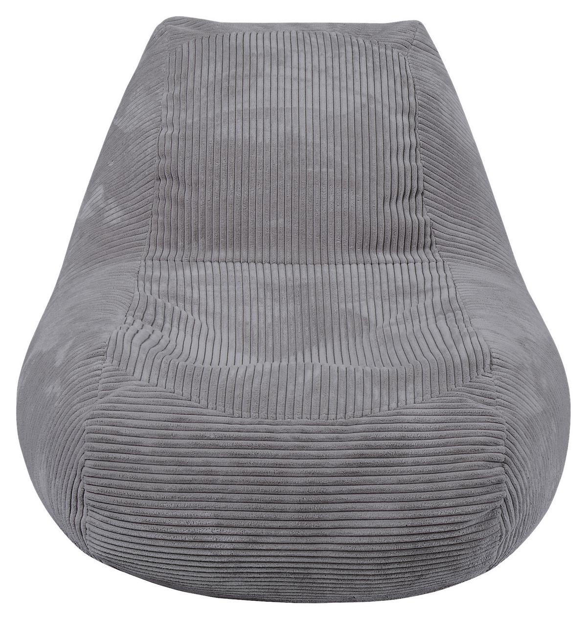 Vreča Za Sedenje Bob Lux, Siva - siva, Basics, tekstil (122/85/75cm) - Mömax