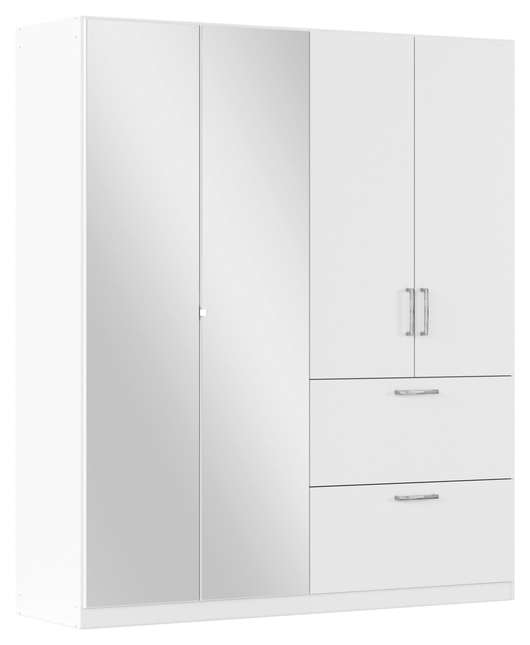 DULAP USI ROTATIVE PADUA - alb, Modern, material pe bază de lemn (180/210/54cm) - Modern Living