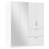 DULAP USI ROTATIVE PADUA - alb, Modern, material pe bază de lemn (180/210/54cm) - Modern Living