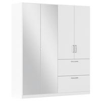 DULAP USI ROTATIVE PADUA - alb, Modern, material pe bază de lemn (180/210/54cm) - Modern Living