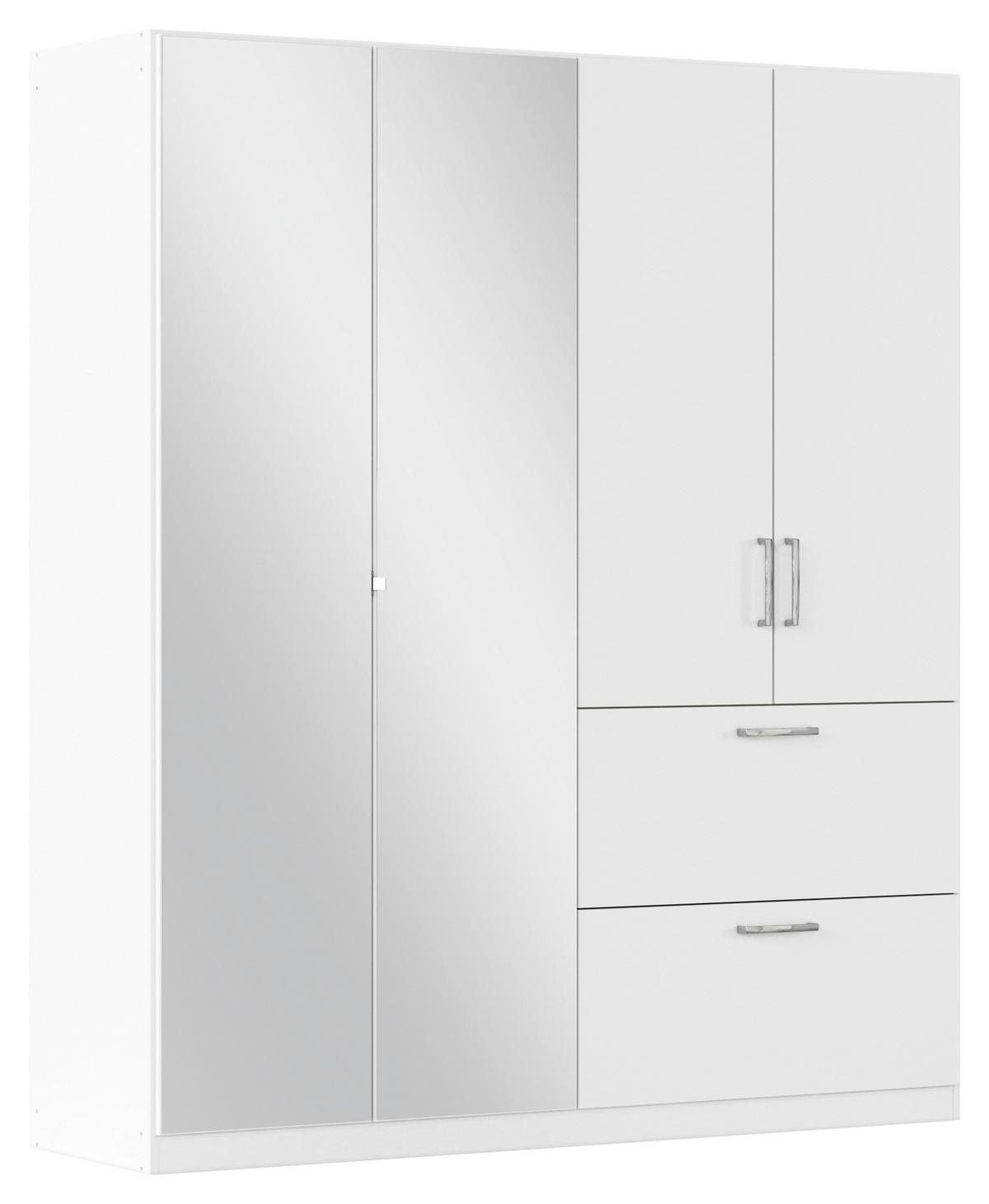 DULAP USI ROTATIVE PADUA - alb, Modern, material pe bază de lemn (180/210/54cm) - Modern Living