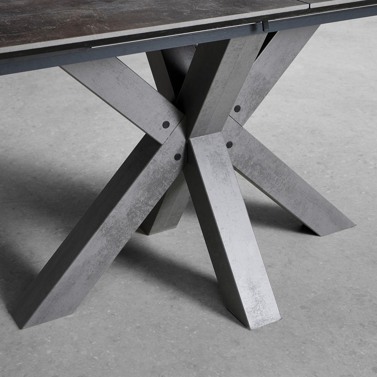 Masă sufragerie Luzern - grafit, Modern, material pe bază de lemn (160-210/75/90cm) - Mömax