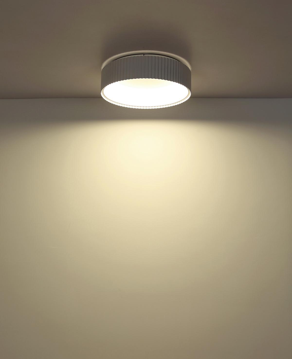 Led Svjetiljka Stropna 15924dw Kemp - bijela, Basics, metal/plastika (46/13cm) - Globo