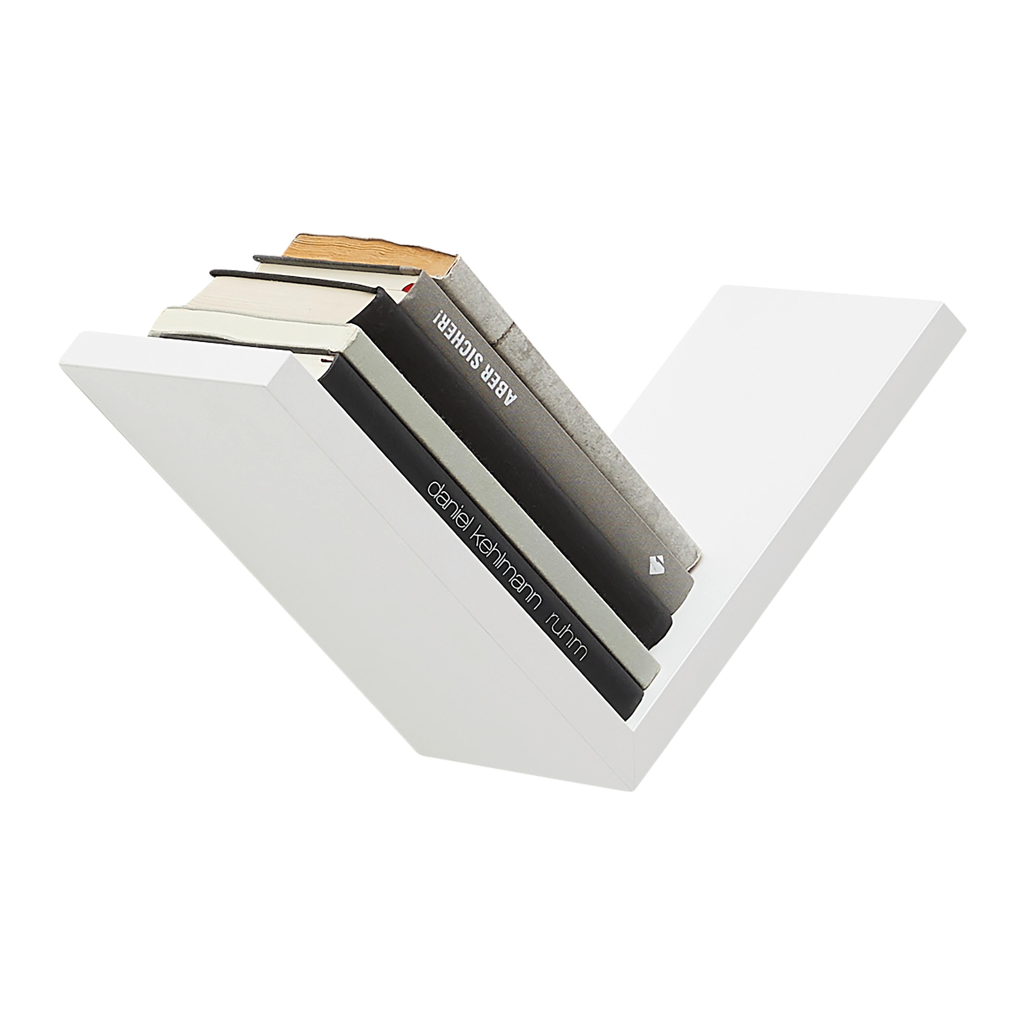 VÄGGHYLLPLAN ALI -SB- - vit, Modern, trämaterial (25/25/15cm) - Mömax