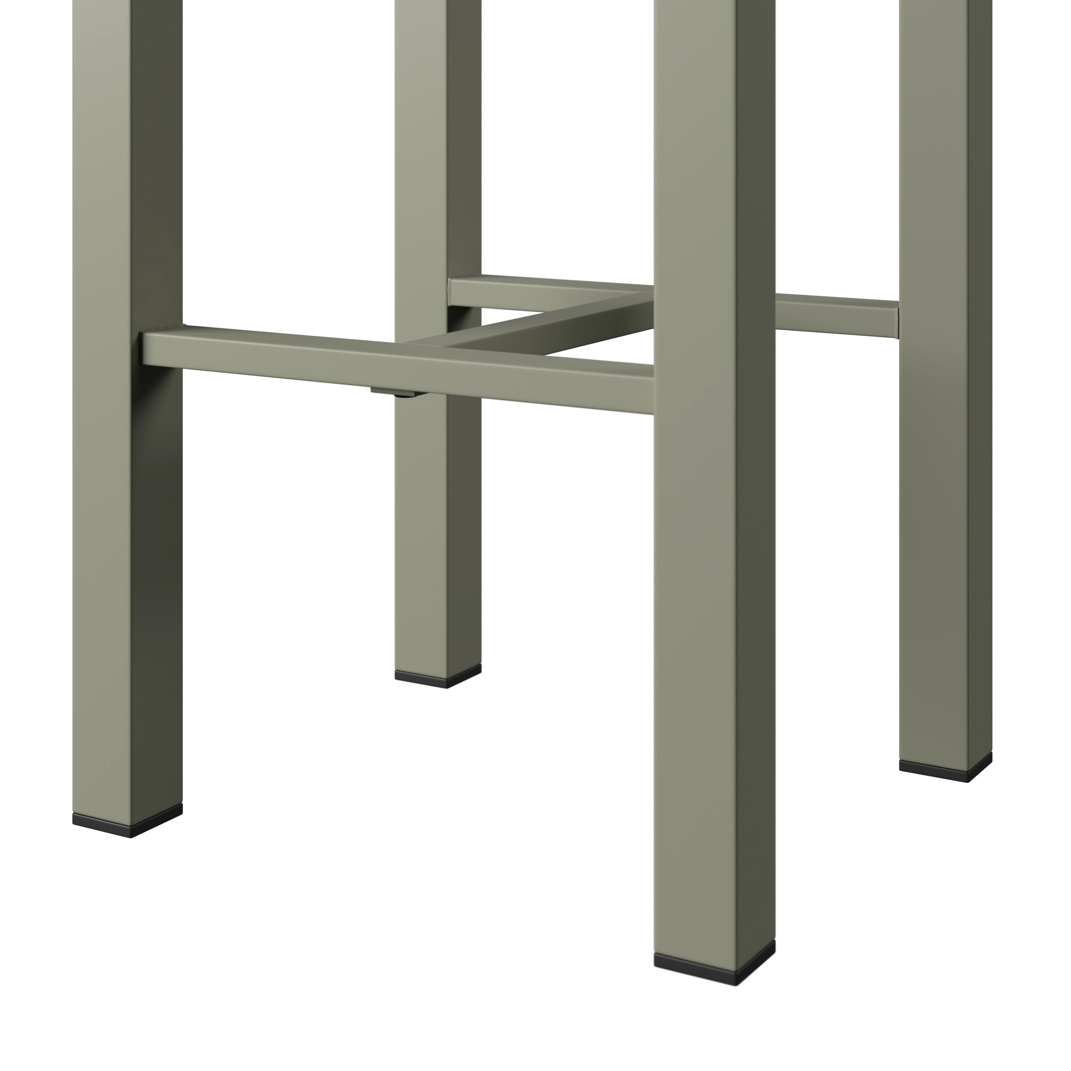 UTEMÖBLER SET NELLI 2 - beige/grön, Modern, metall/textil (80/157/209cm)