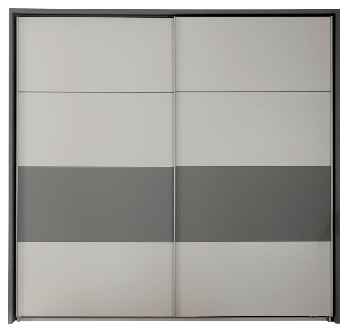 Ormar S Kliznim Vratima Modeste - boje kadulje/svijetlo siva, Moderno, drvni materijal/metal (215/210/60cm)