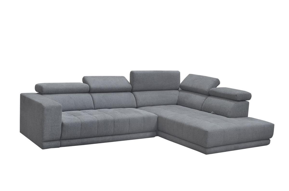 Kutna Garnitura Portland - siva/crna, Konvencionalno, tekstil/plastika (321/78-98/230cm) - Mömax