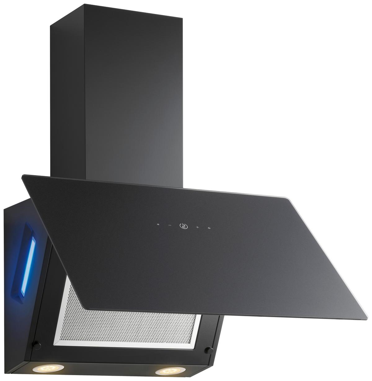 OKAP KUCHENNY DU 7611 G - czarny, Basics, metal/szkło (60/111,6/29,6cm) - Bomann