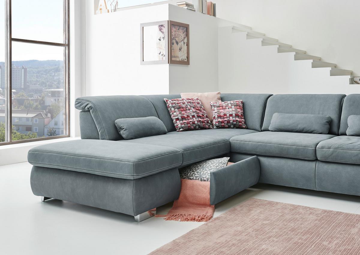 Sedežna Garnitura Antaris Mini -Top- Z Relax Funkcijo - siva/bež, Moderno, kovina/tekstil (320/260cm) - Top ponudba