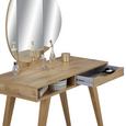 Schminktisch in Eichefarben - Eichefarben, Holz/Holzwerkstoff (100/150/53cm) - PREMIUM LIVING