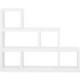 Raumteiler in Weiß mit 6 Fächern - Weiß, MODERN, Holzwerkstoff (155/117/35cm) - MÖMAX modern living