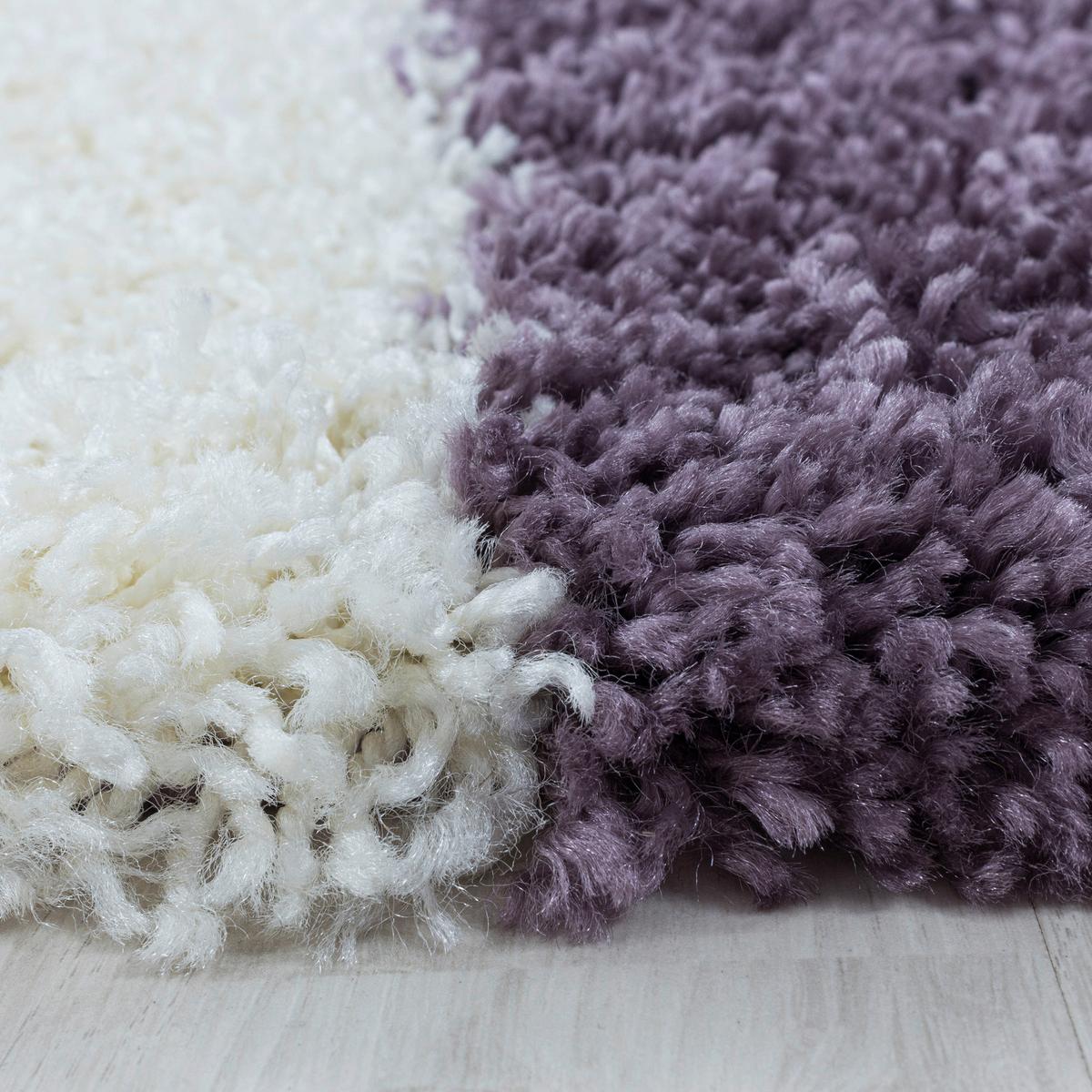 Hochflorteppich Tango Lila ca. 280x370cm - Lila, Design, Textil (280/370cm)