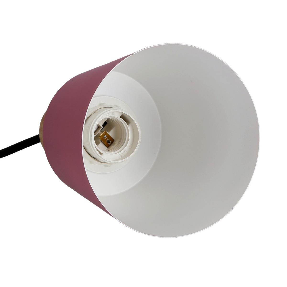 Viseća Svjetiljka Faro - pink/crna, Trend, metal (13/13/80cm)
