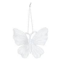 Ukras Za Bor Butterfly - bijela, Moderno, plastika (10,6/3,3/9,5cm)