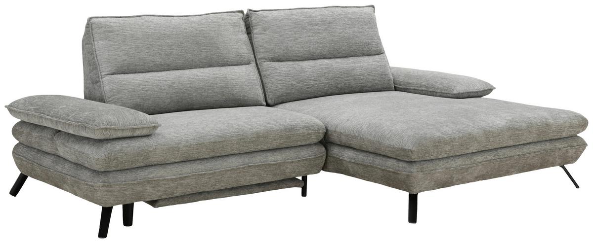 Kutna Garnitura Castello - siva/crna, Moderno, drvo/metal (276/97/110/174cm) - Mömax
