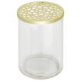 Vase Cara Goldfarben - Klar/Goldfarben, MODERN, Glas/Metall (10/15cm) Vase Cara Goldfarben - Klar/Goldfarben, MODERN, Glas/Metall (10/15cm)