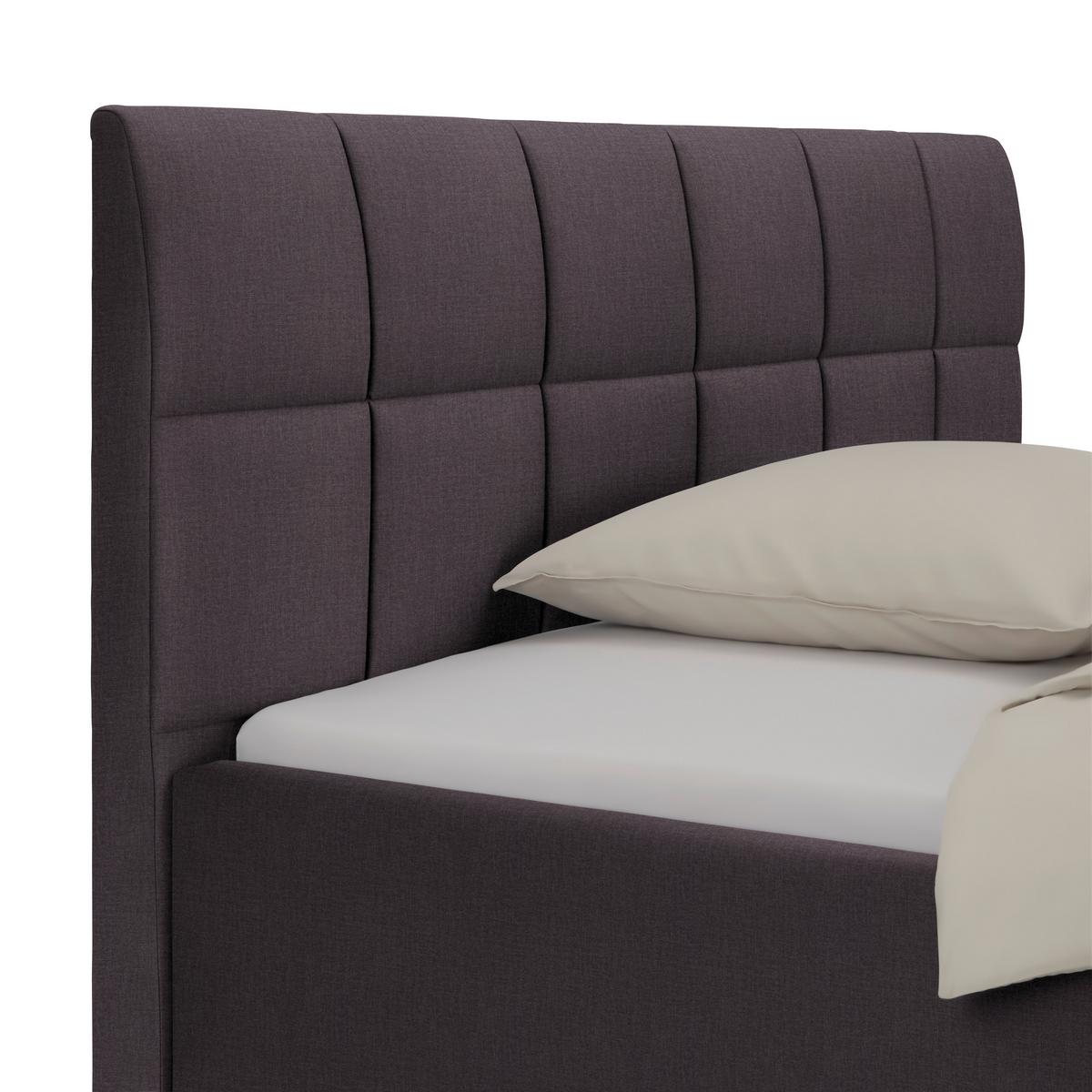 Oblazinjena Postelja Bogner, 180x200, Rjava - barve kroma/rjava, Konvencionalno, tekstil (180/200cm) - Premium Living