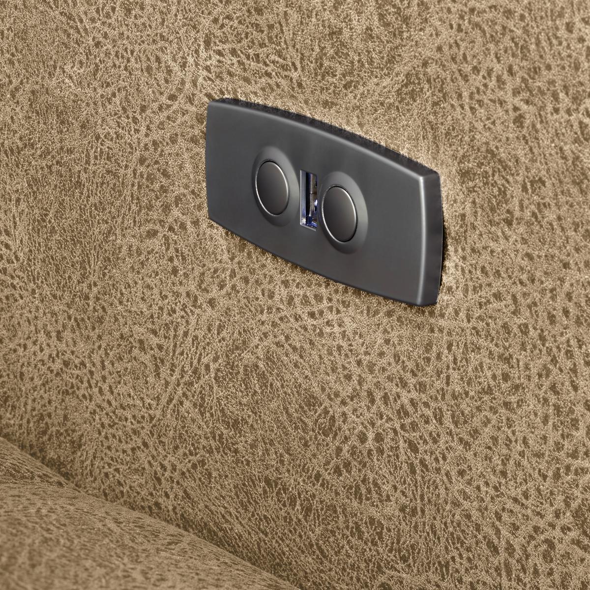 Ecksofa Panama links Beige - Beige/Schwarz, KONVENTIONELL, Textil/Metall (216/89-102/304cm) - Premium Living