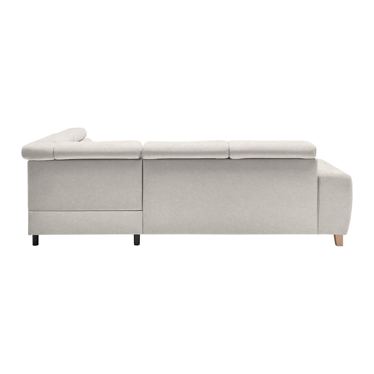 Ecksofa Lugo Creme - Creme, MODERN, Holz/Kunststoff (266/98/205cm) - Mömax