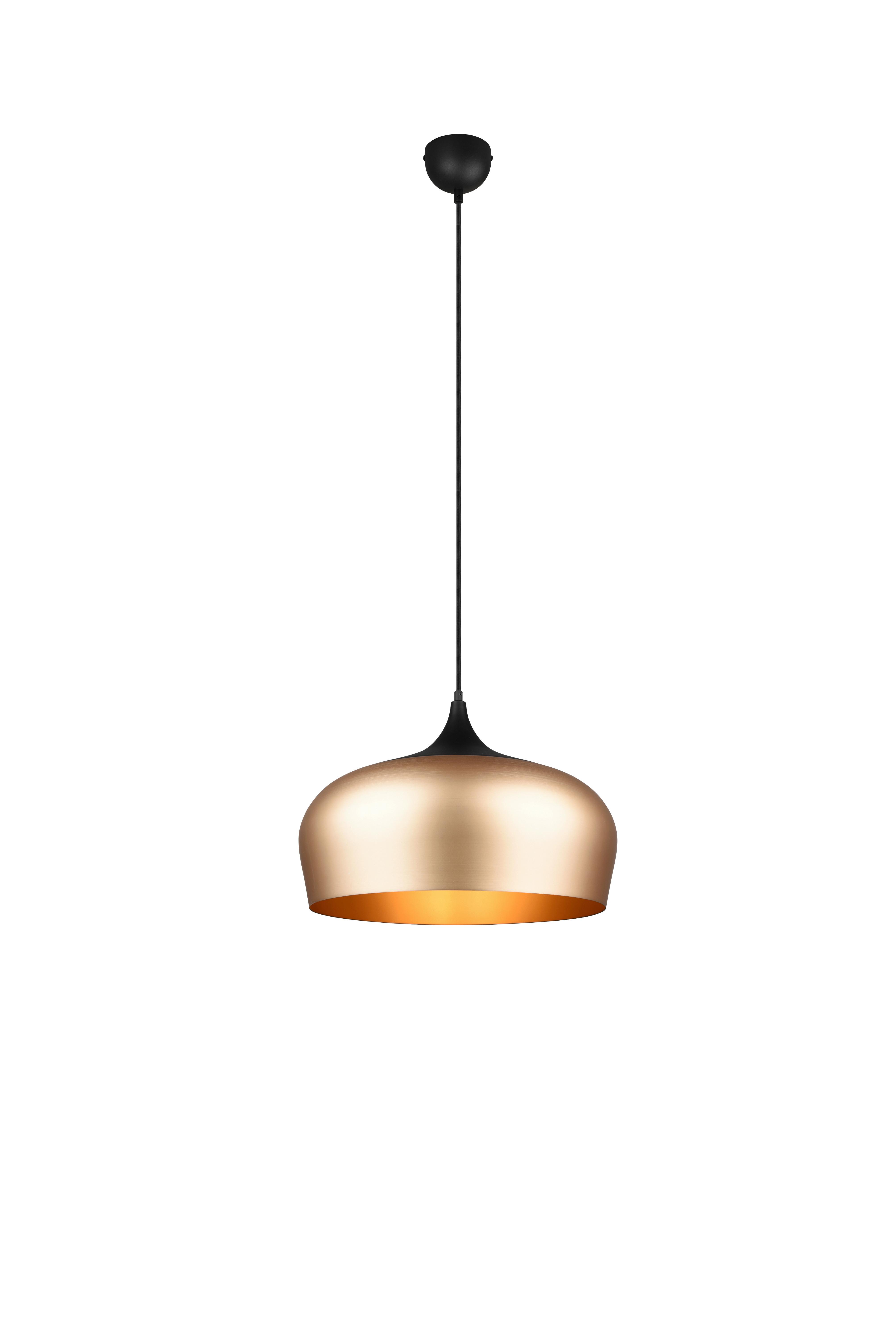 Hängeleuchte Chiron in Messingfarben max. 40 Watt - Messingfarben, LIFESTYLE, Metall (45/45/150cm) - Trio Leuchten