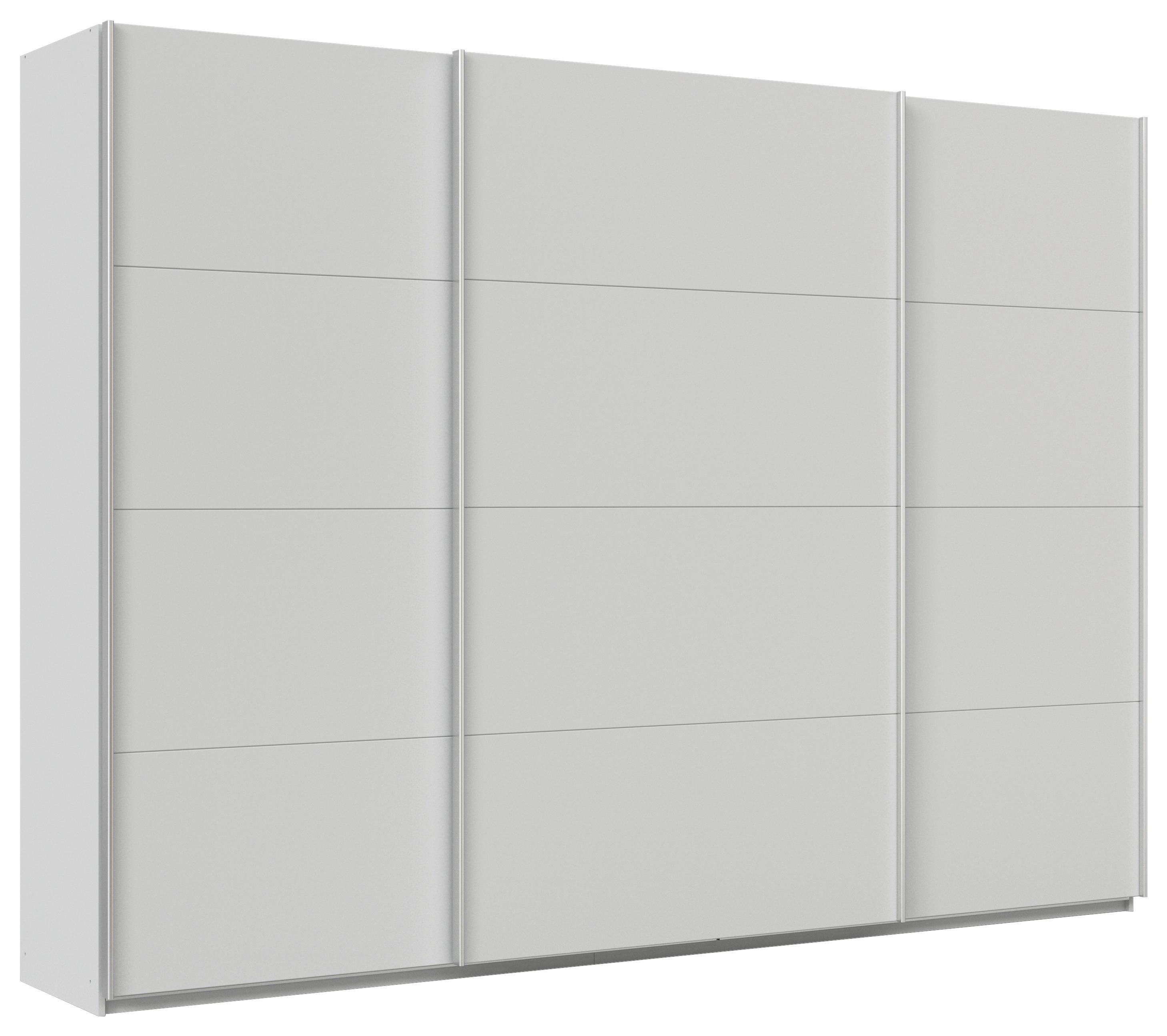 Ormar S Kliznim Vratima Feldkirch - svijetlo siva/boje aluminija, Moderno, drvni materijal/metal (315/229/62cm) - Modern Living