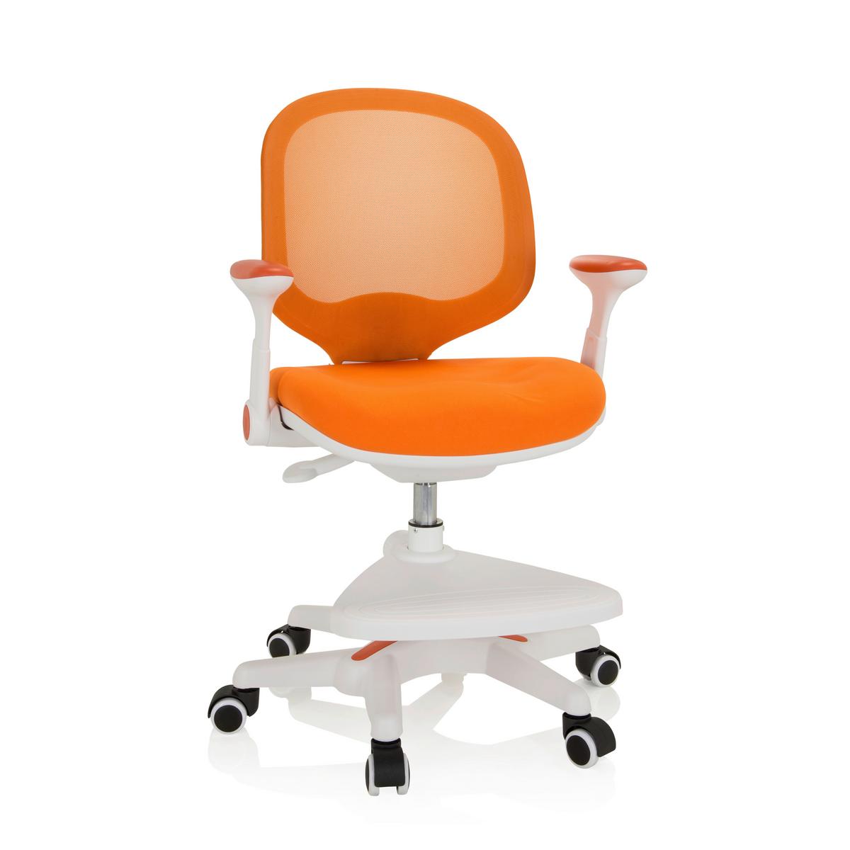 Otroški Vrtljivi Stol Kid Ergo, Oranžna - bela/oranžna, Moderno, umetna masa/tekstil (56/89 - 101/52cm) - MID.YOU