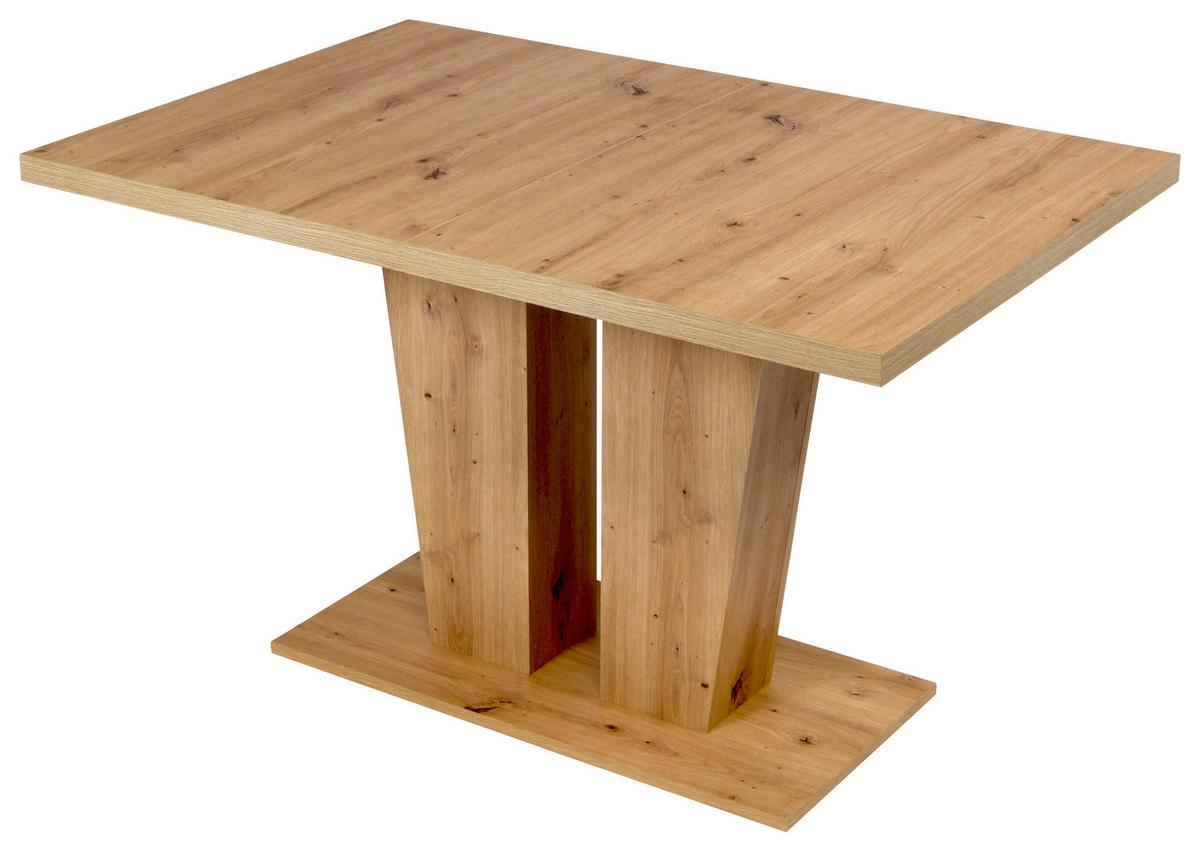 Eckbankgruppe Duisburg 4-tlg. Eiche Artisan/Grau - Dunkelgrau/Eiche Artisan, KONVENTIONELL, Holz/Holzwerkstoff (125/165cm) - P & B