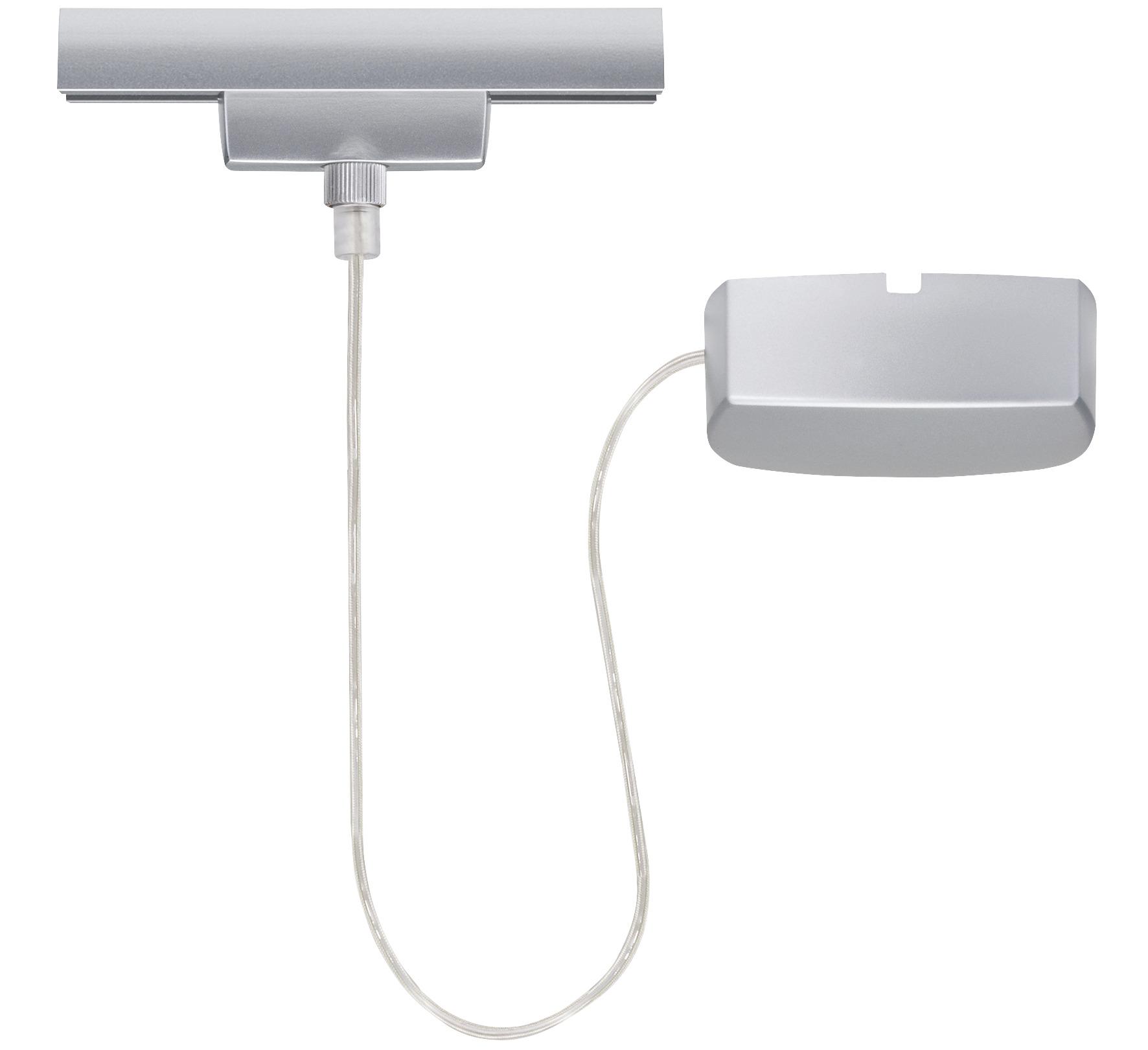 Schienensystem-Einspeiser Urail max. 1000 Watt - Chromfarben, Basics, Metall (50/16,5/3cm) - Paulmann