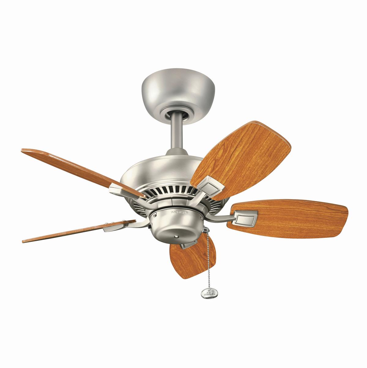 Stropni Ventilator Canfield - boje drva trešnje/boje oraha, Basics, drvo/metal (76/38cm)