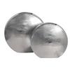 Set Dekorativnih Vaz Silver, 2 Kos - srebrne barve, Design, kovina (35/34/13,5cm) - Livetastic