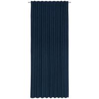 Fertigvorhang Leo ca. 135x255cm - Dunkelblau, Textil (135/255cm) - Premium Living
