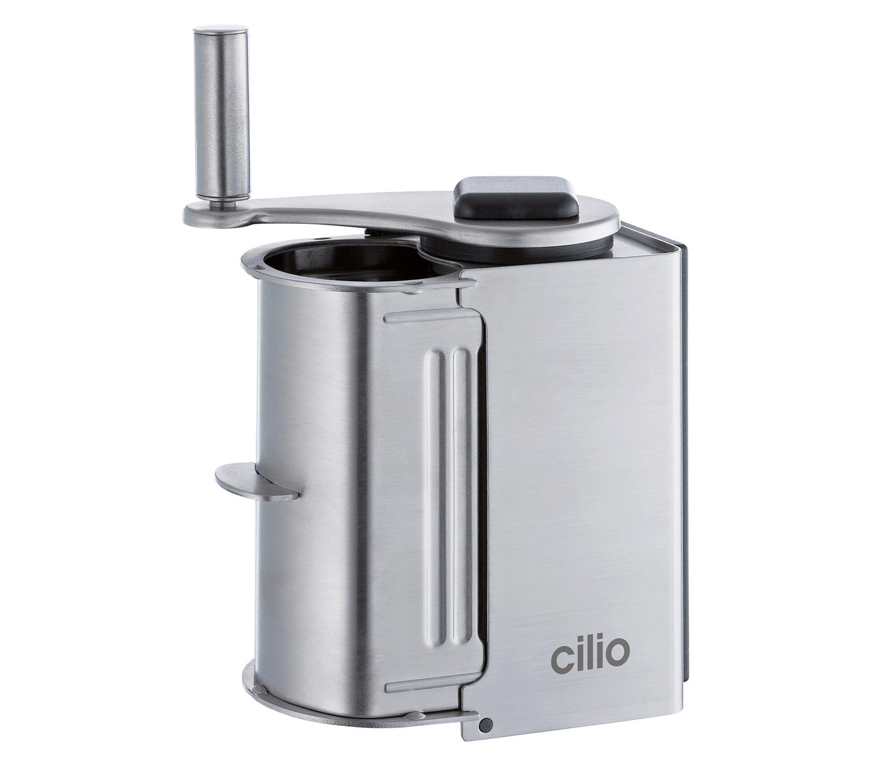 TARKA DO SERA 190717 - kolor stalowy, Basics, metal (5,5/10,5/14,5cm) - Cilio