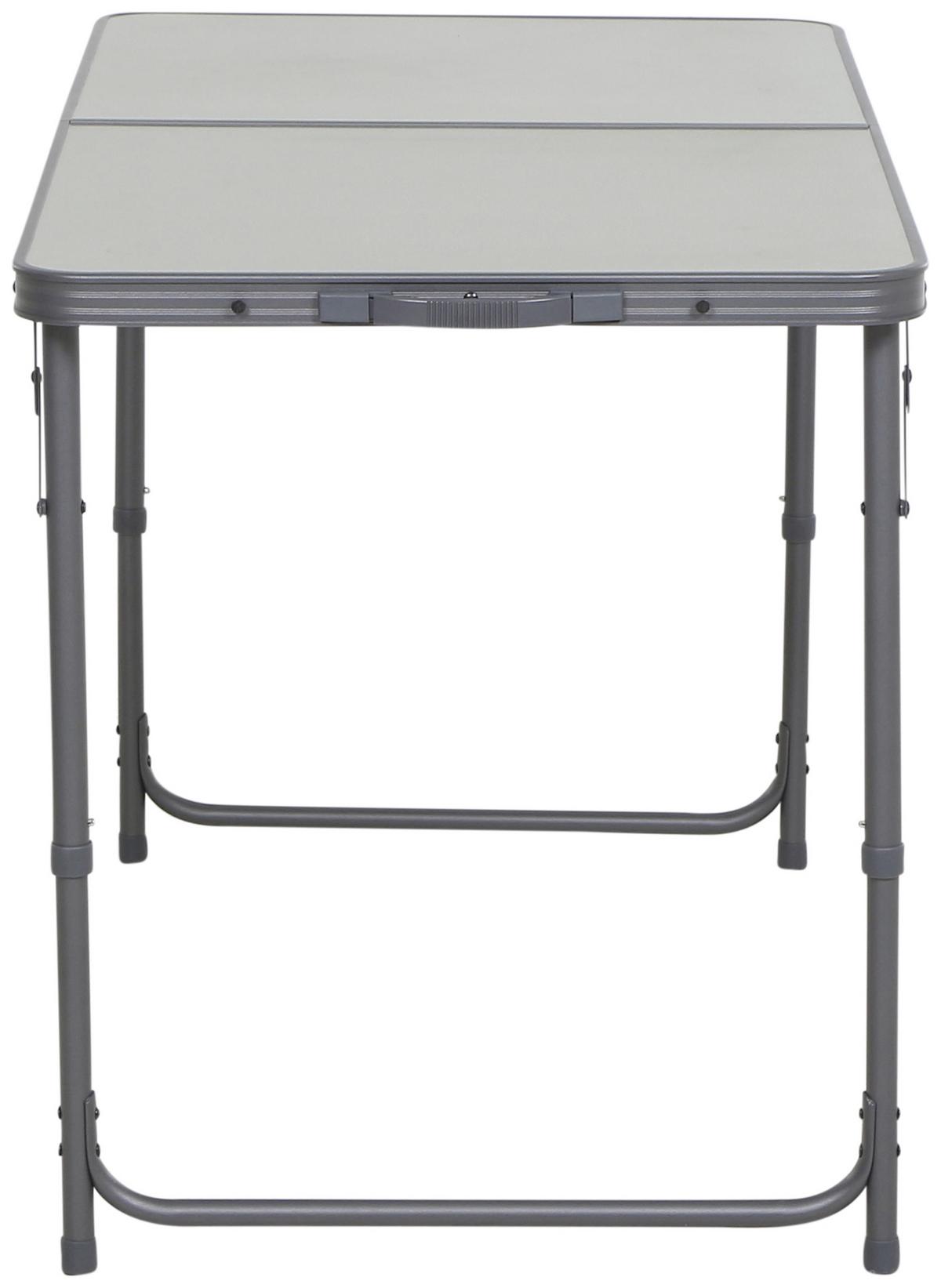 Campingtisch klappbar Economy 120x60 cm - Grau, KONVENTIONELL, Holzwerkstoff/Metall (120/60/70cm) - Siena Garden