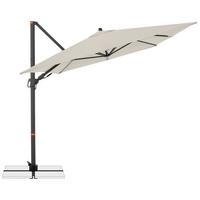 Ampelschirm Myzone Naturfarben ca. 320x240cm - Anthrazit/Naturfarben, Basics, Textil/Metall (320/240cm) - Doppler