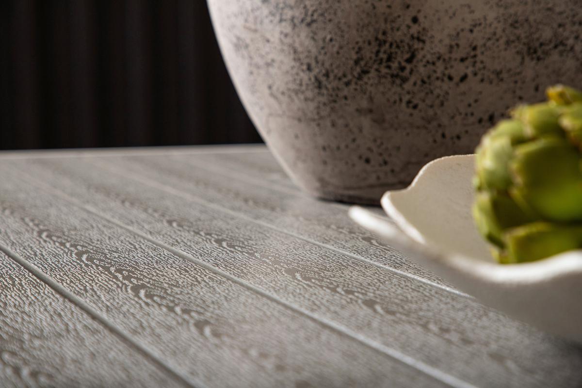 Gartentisch Break ca. 150x90 cm Grau/Weiß - Weiß/Grau, KONVENTIONELL, Holz/Metall (150/90/75cm) - Gardenson