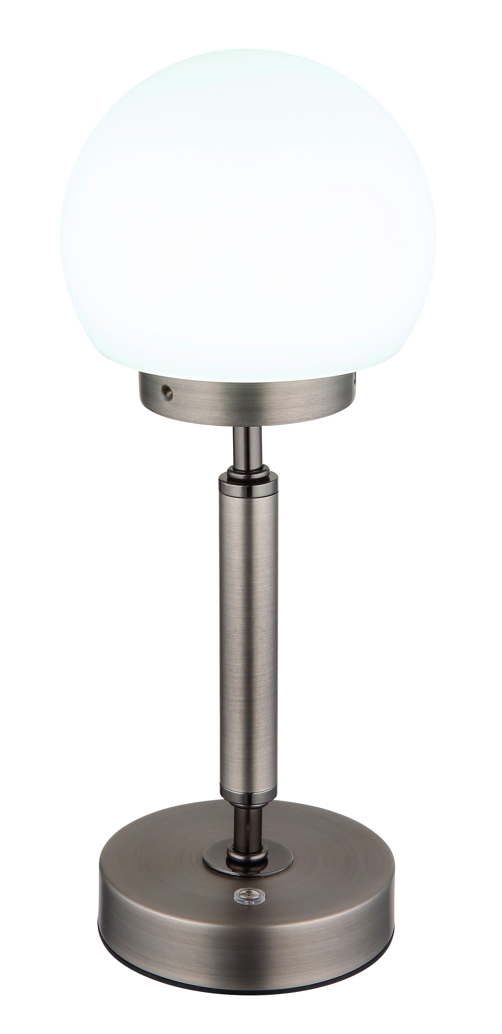 LED-TISCHLEUCHTE 21033A - Anthrazit/Opal, Basics, Glas/Kunststoff (11,5/28,5cm) - Globo