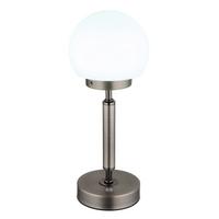 Led Stolna Svjetiljka Haku - crna/antracit, Basics, staklo/metal (11,5/28,5cm) - Globo